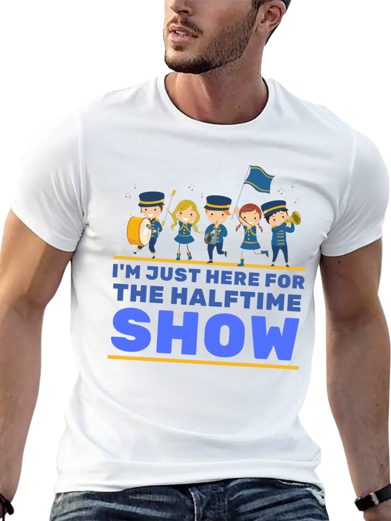 Halftime Show Marching Band Graphic Tee