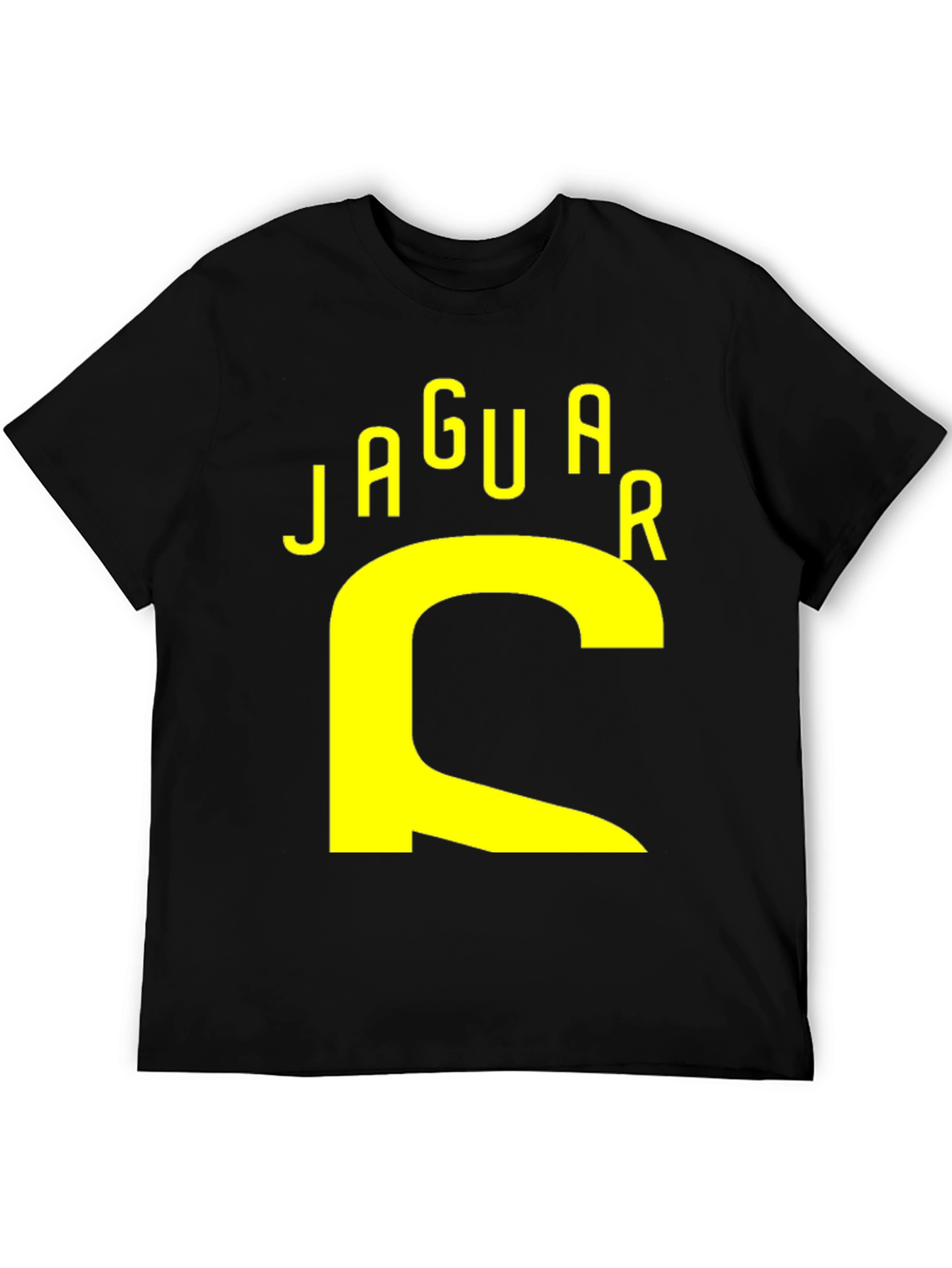 Jaguar Graphic Print T-Shirt - Black