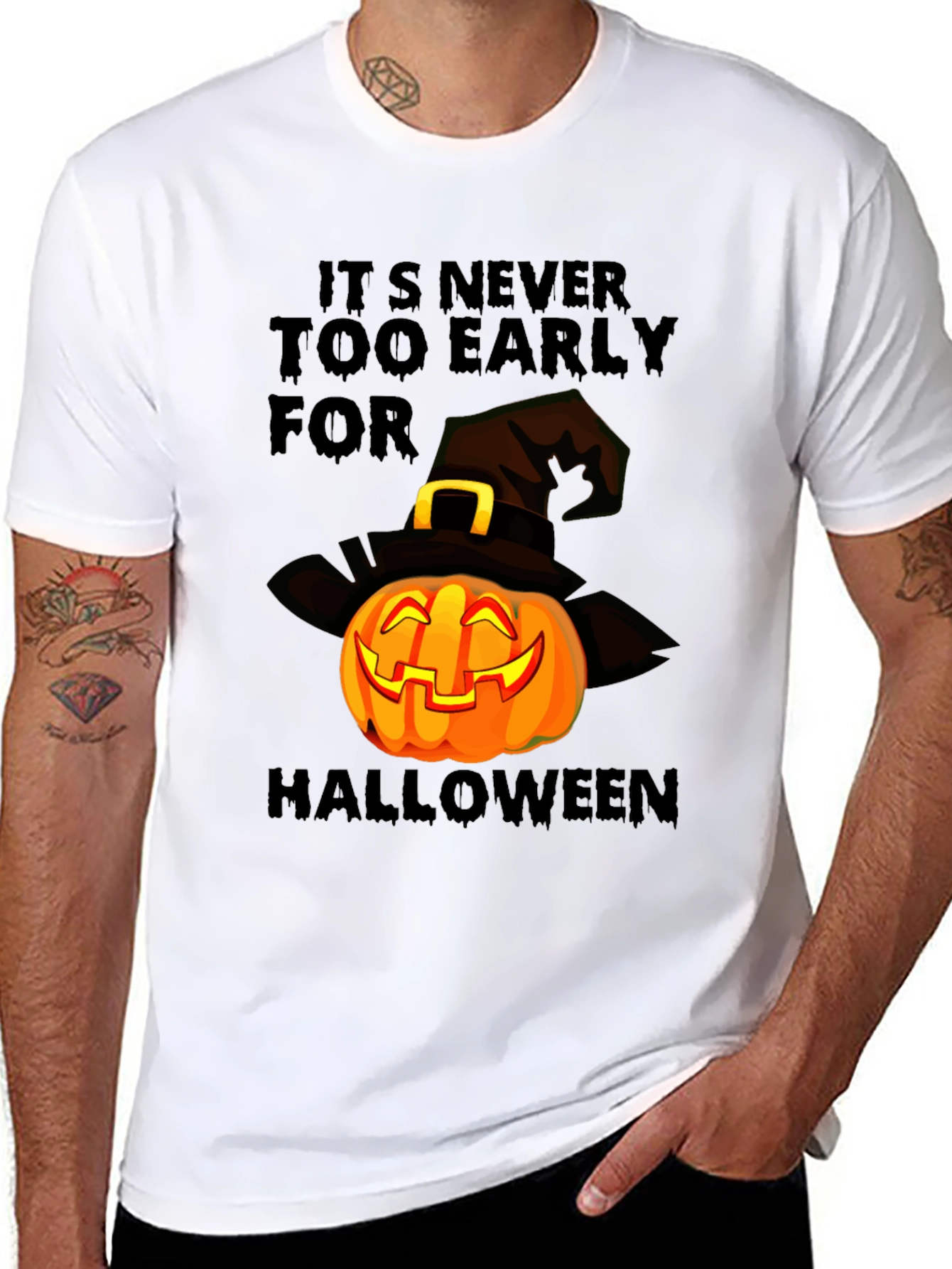 Halloween Pumpkin T-Shirt - Its Never Too Early