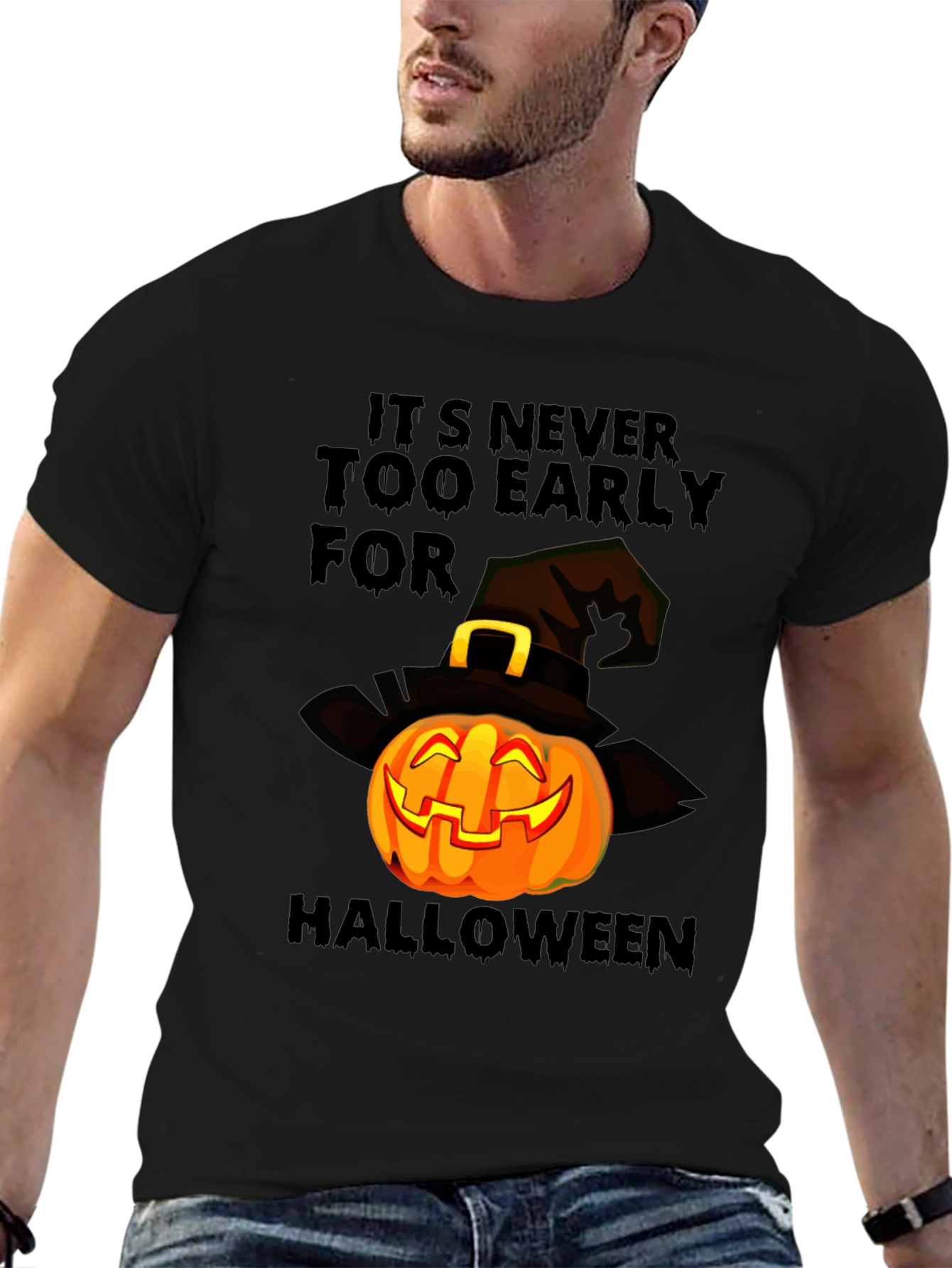 Halloween Pumpkin T-Shirt - Its Never Too Early