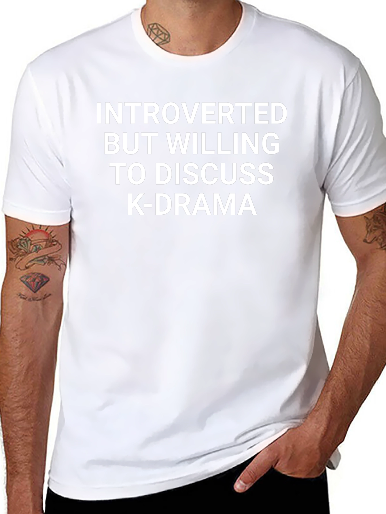 Introverted K-Drama Fan T-Shirt