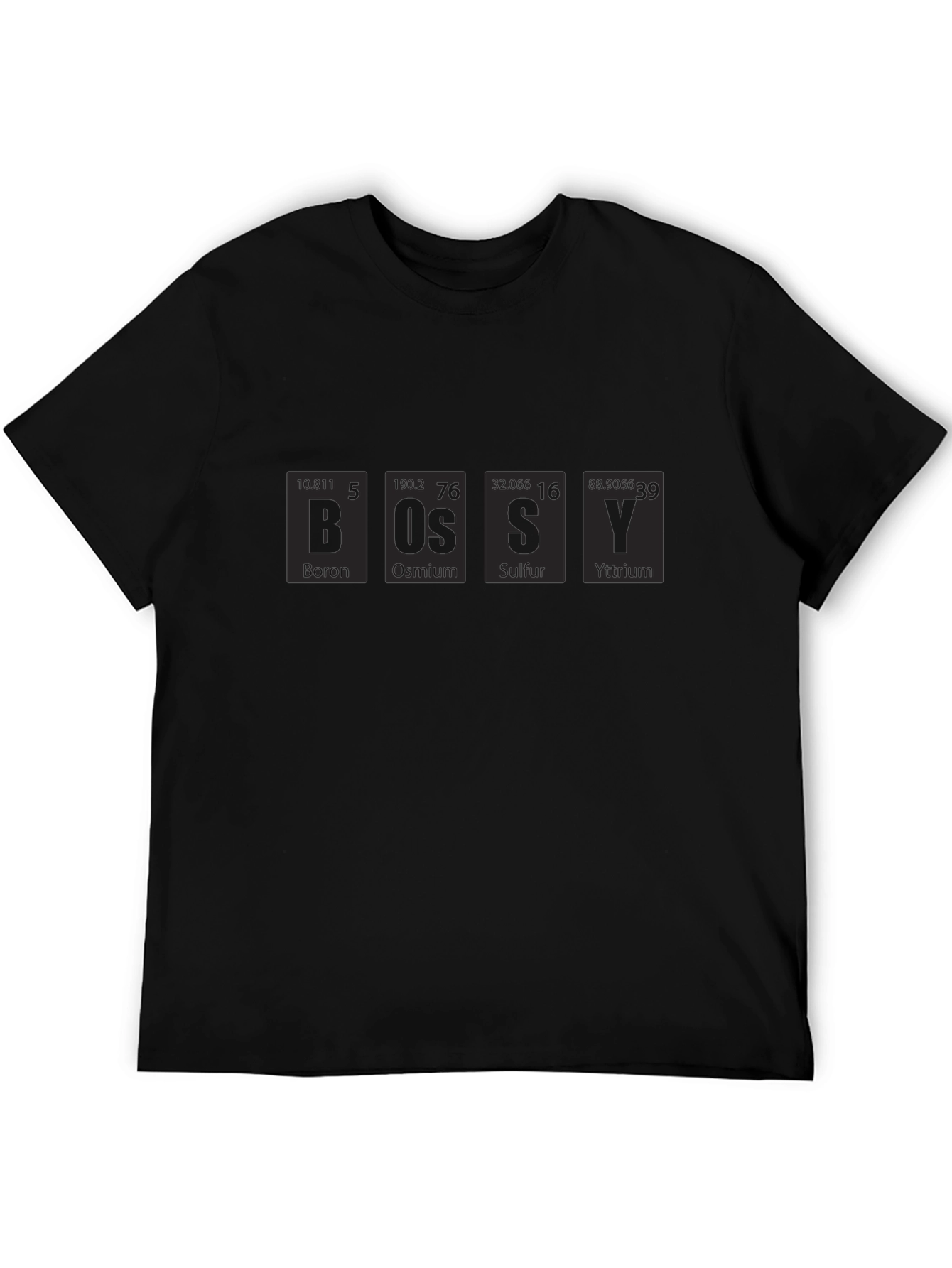 BOSSY Periodic Table Black T-Shirt