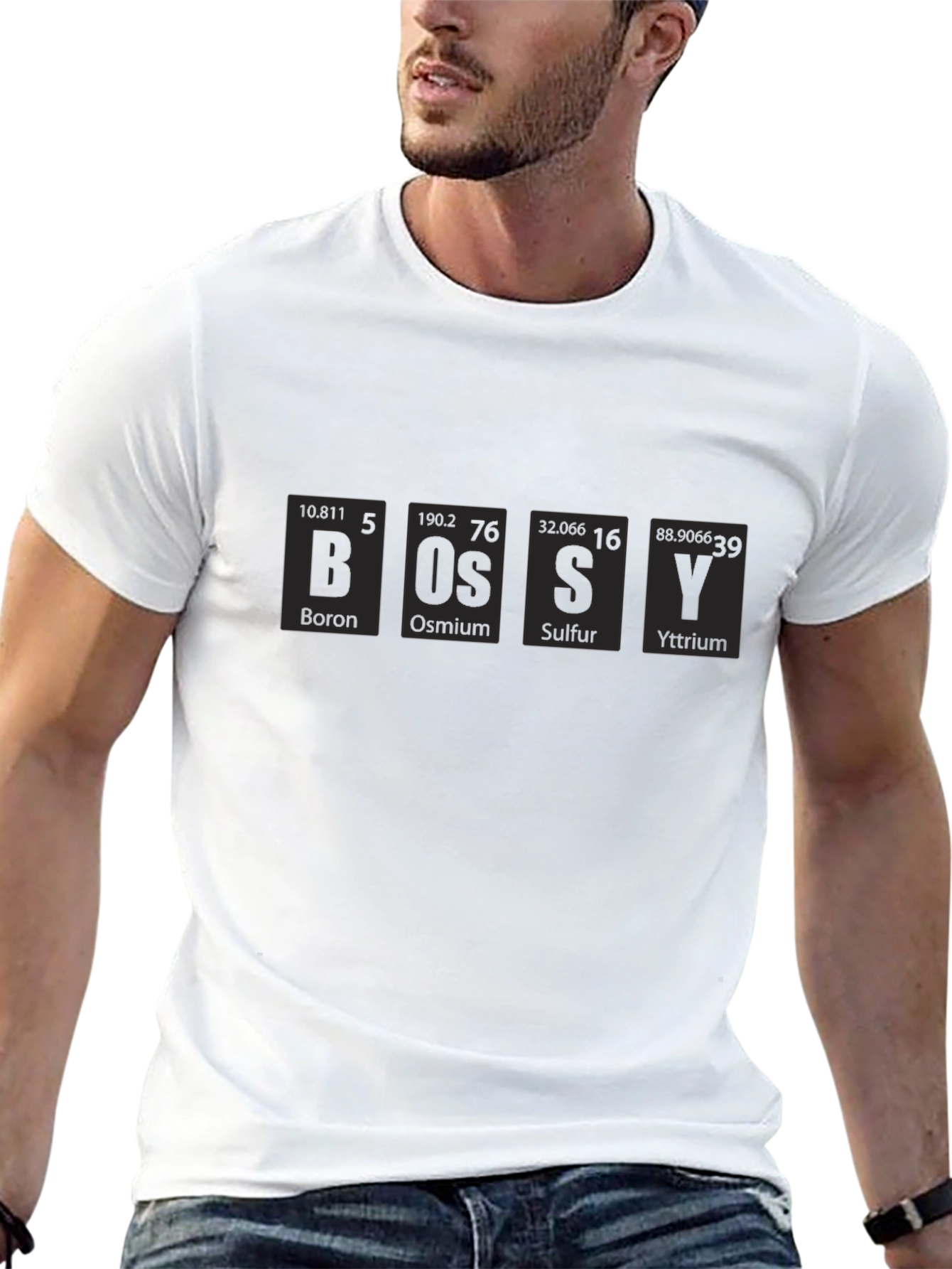 BOSSY Periodic Table Black T-Shirt