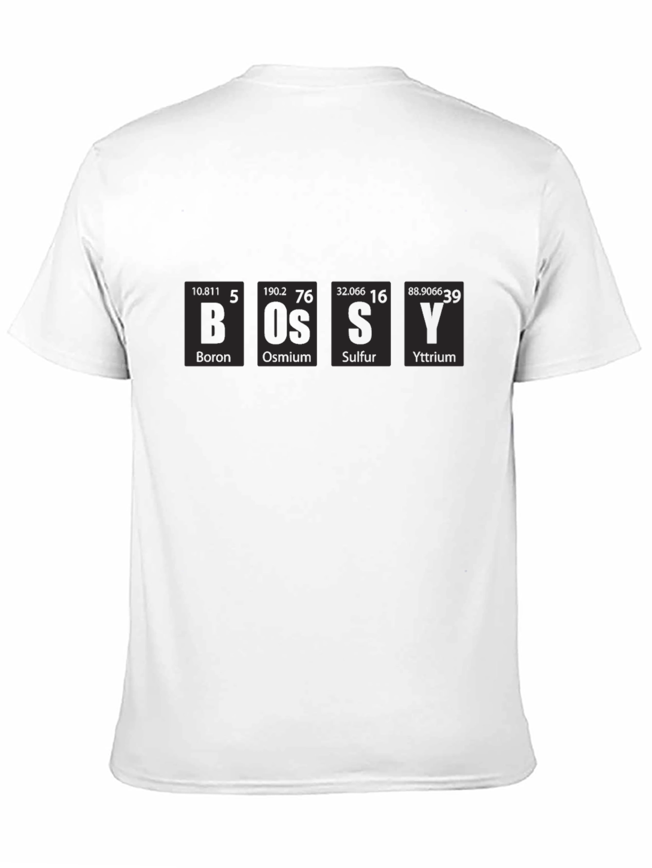 BOSSY Periodic Table Black T-Shirt