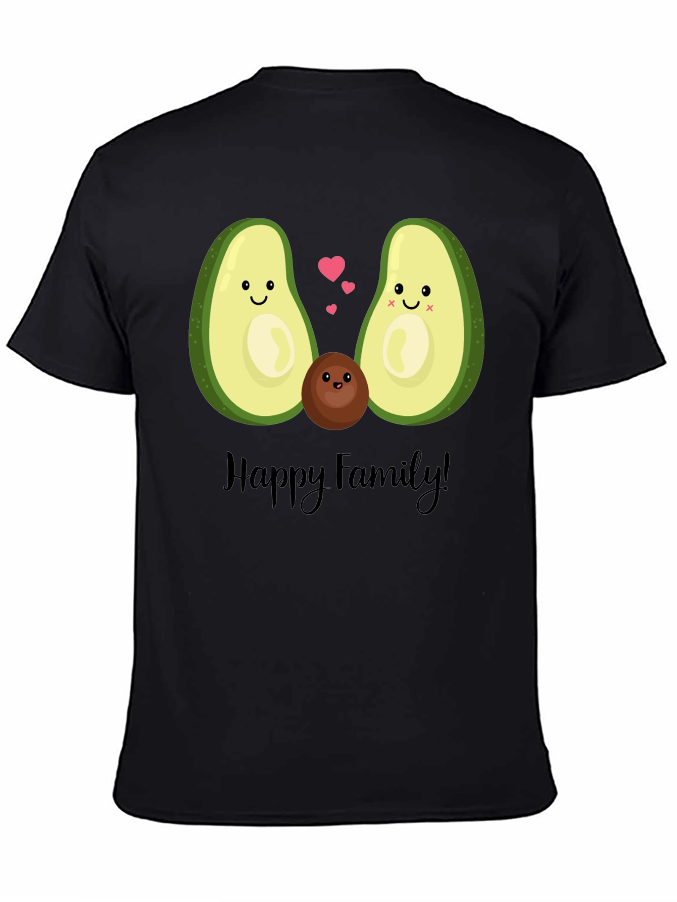 Avocado Family Graphic T-Shirt - Cute & Fun!