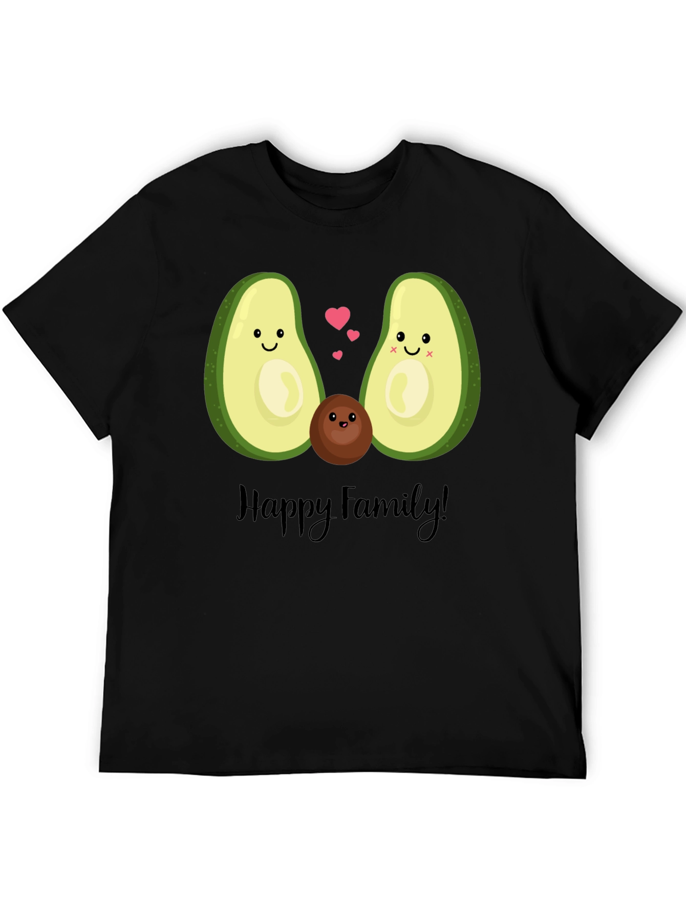 Avocado Family Graphic T-Shirt - Cute & Fun!