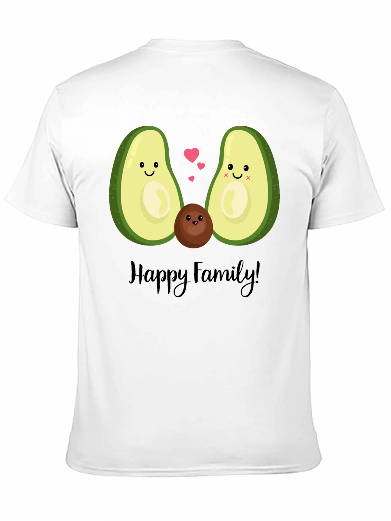 Avocado Family Graphic T-Shirt - Cute & Fun!