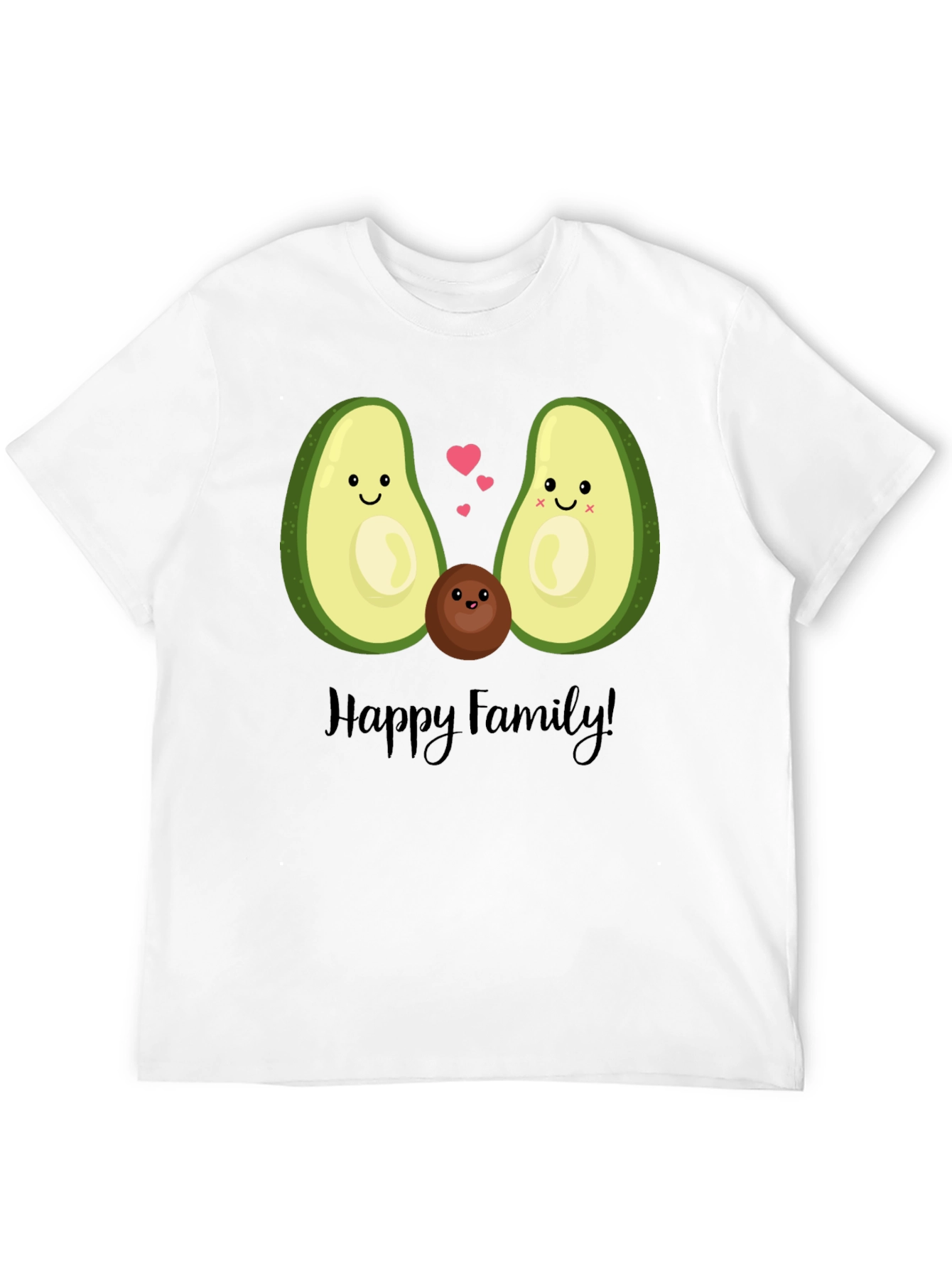 Avocado Family Graphic T-Shirt - Cute & Fun!