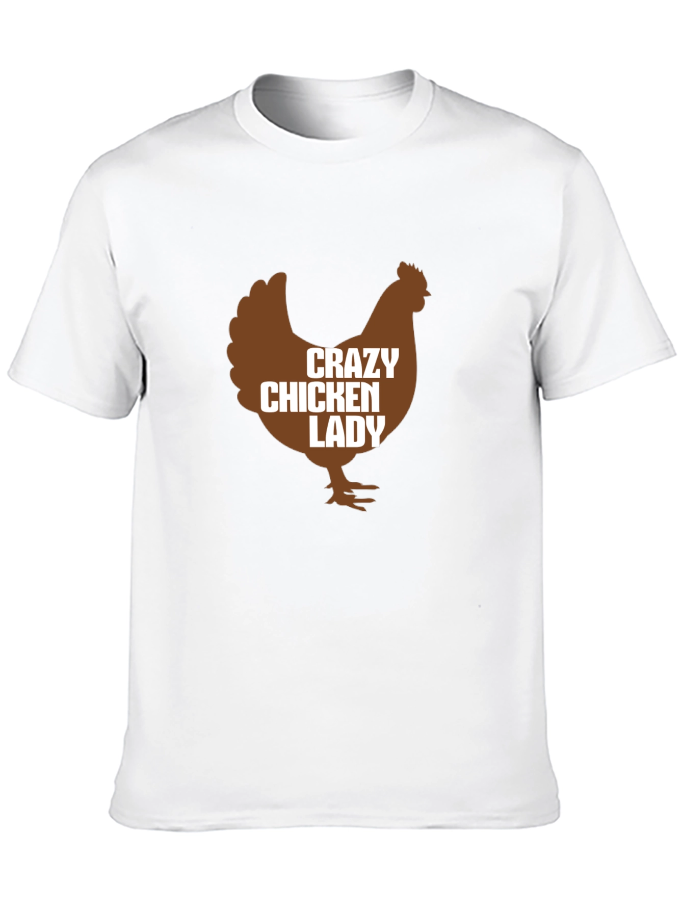 Crazy Chicken Lady T-Shirt - Funny Farm Animal Tee