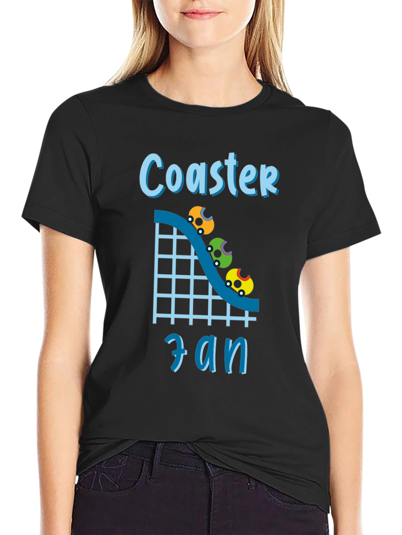Coaster Fan Graphic Tee - Thrill Ride Enthusiast Shirt