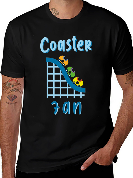 Coaster Fan Graphic Tee - Thrill Ride Enthusiast Shirt