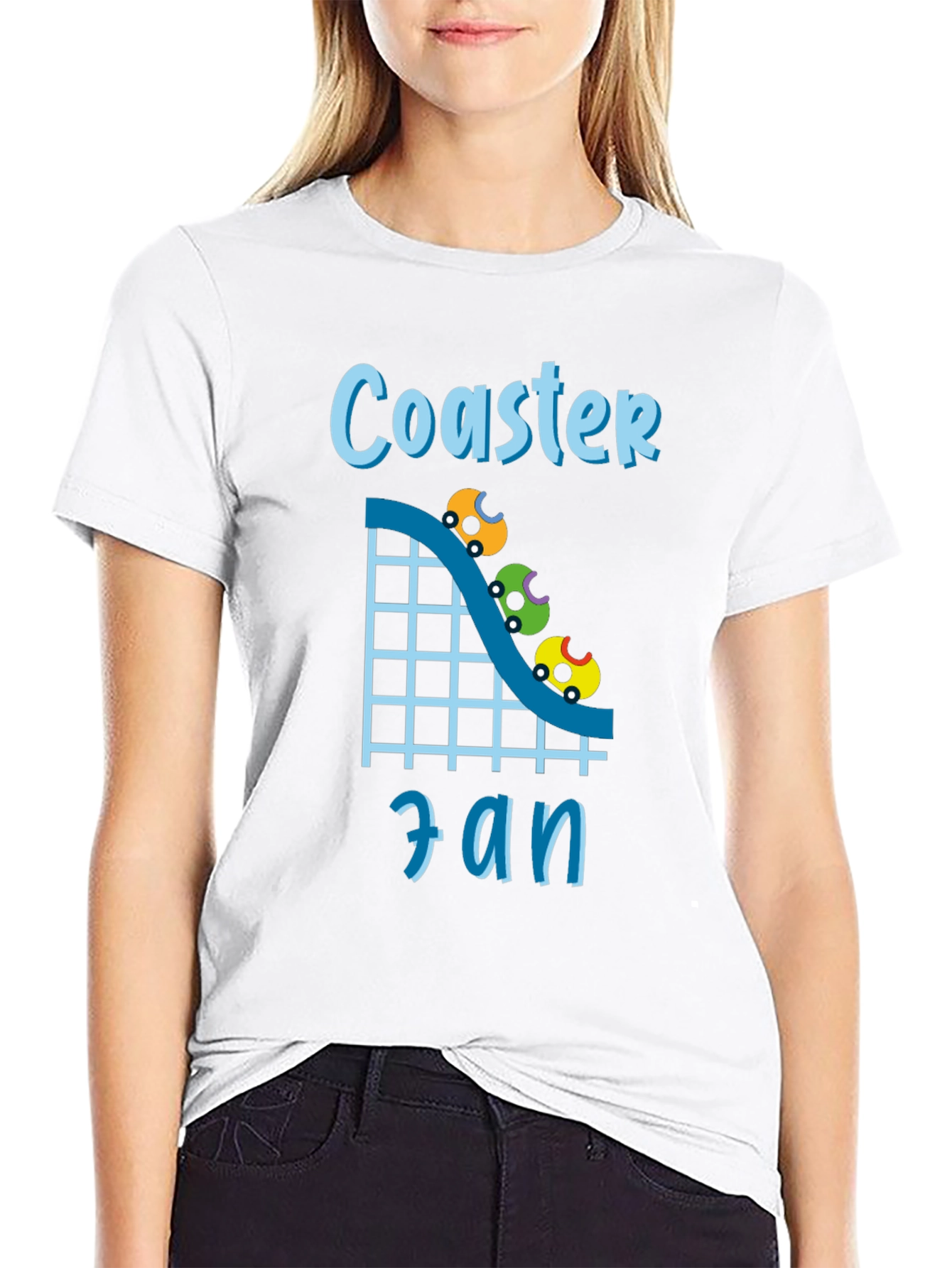 Coaster Fan Graphic Tee - Thrill Ride Enthusiast Shirt