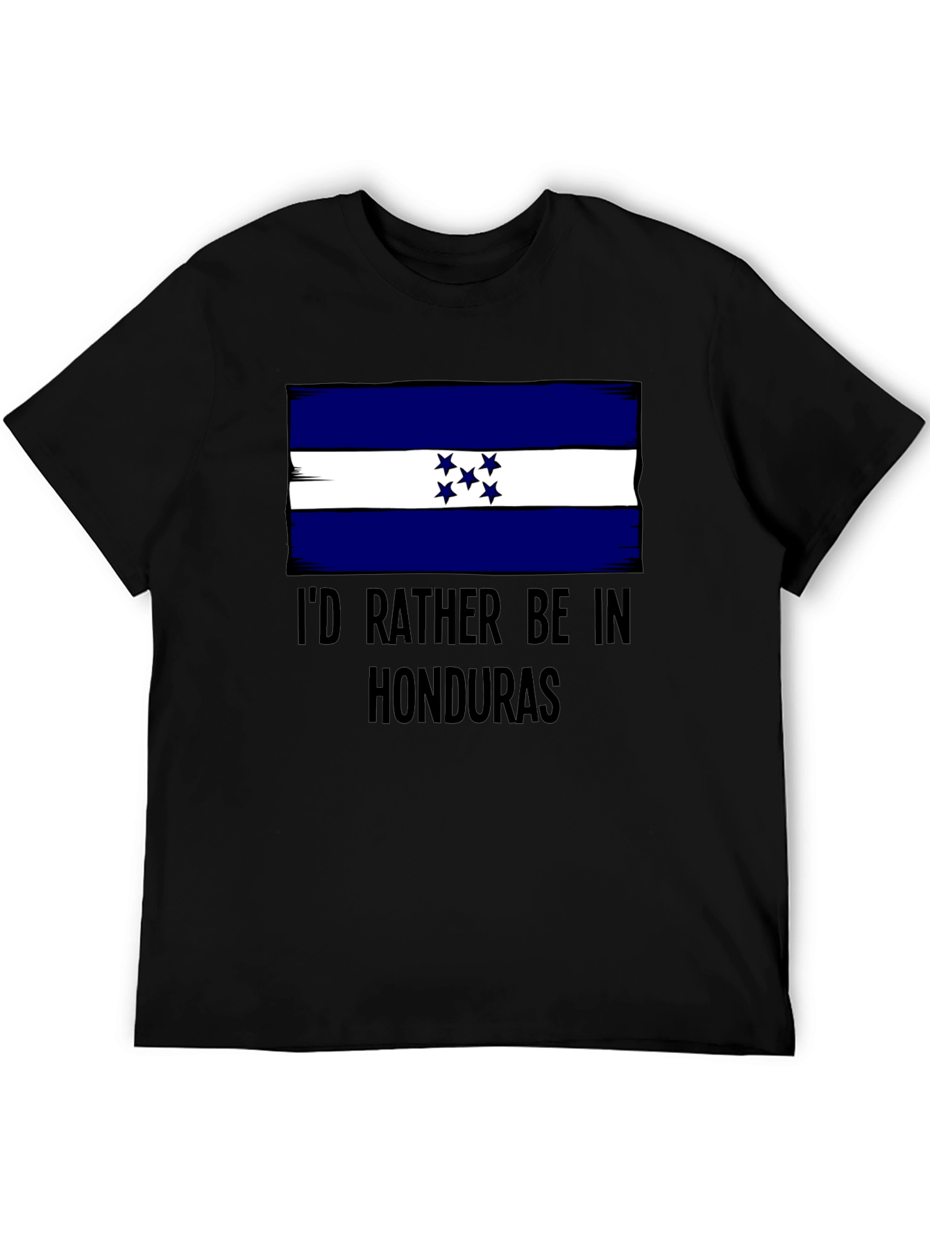 Honduras Flag T-Shirt: Id Rather Be In Honduras Tee