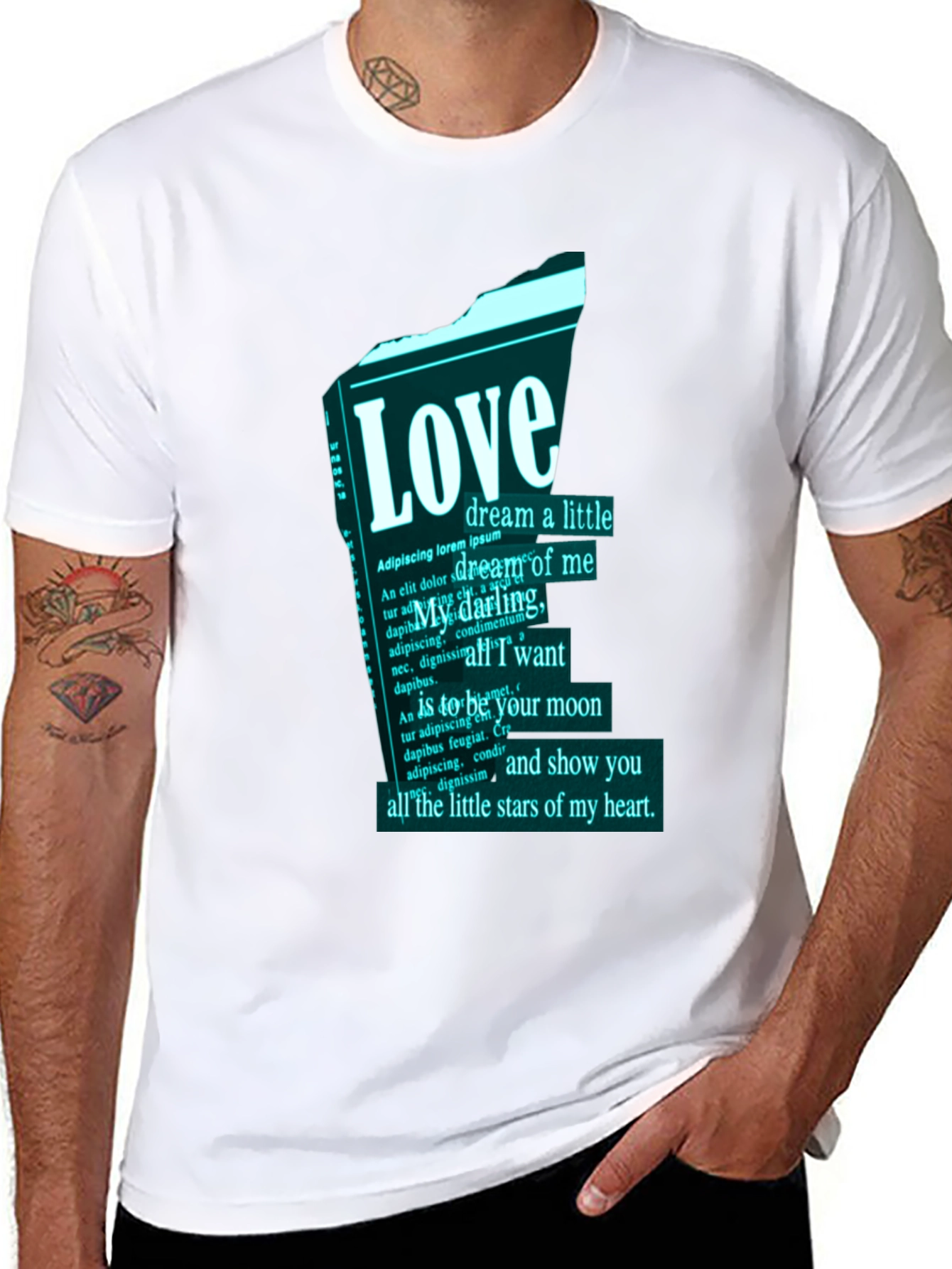 Love Poem Graphic T-Shirt - Unique Design