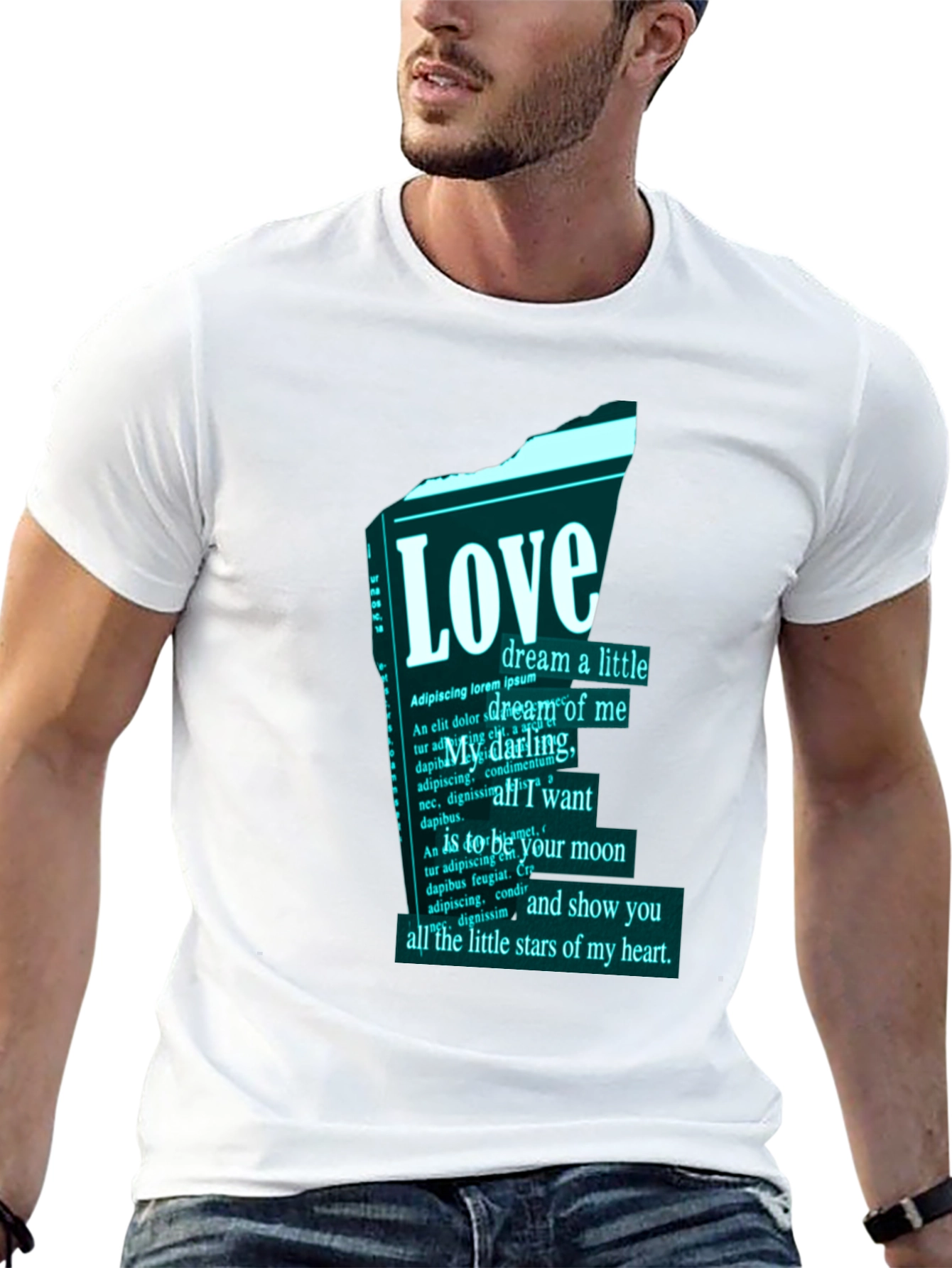 Love Poem Graphic T-Shirt - Unique Design