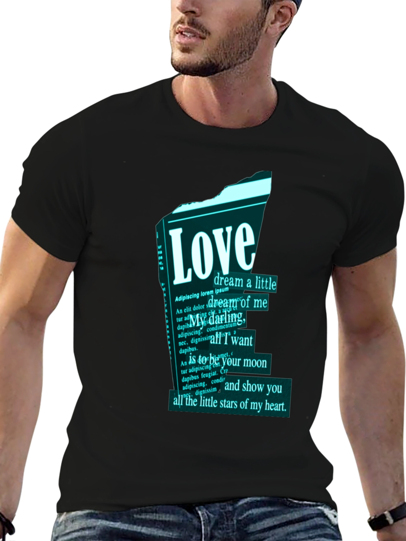 Love Poem Graphic T-Shirt - Unique Design