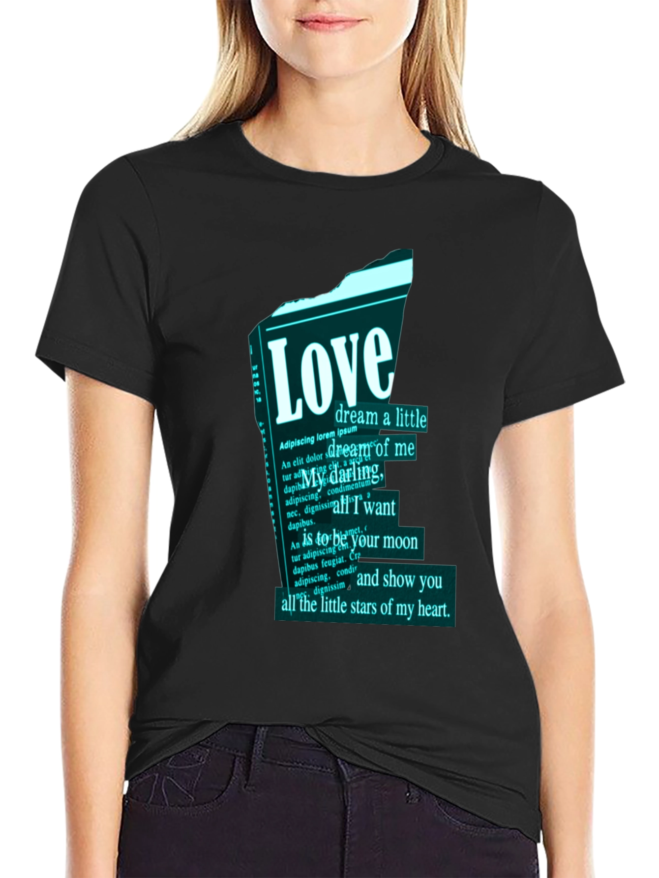 Love Poem Graphic T-Shirt - Unique Design