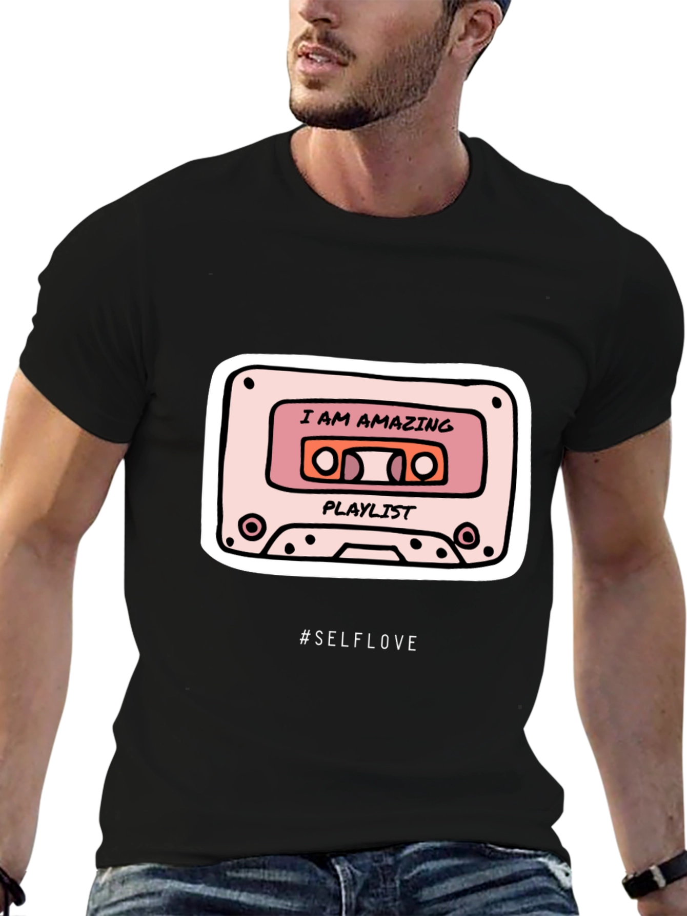I AM AMAZING Playlist T-Shirt - #SELFLOVE