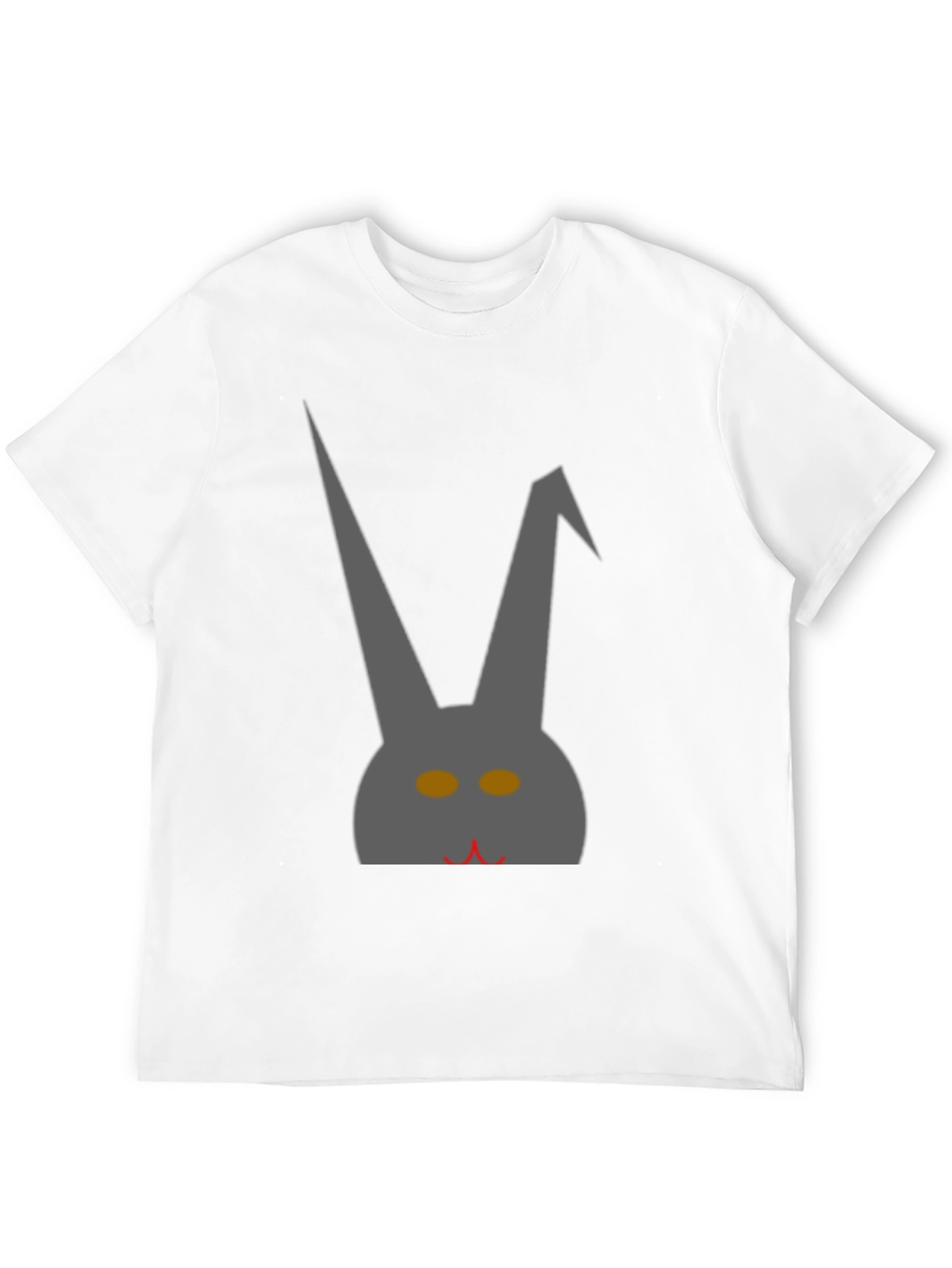 Grey Bunny Graphic Tee - Unique Stylish Design