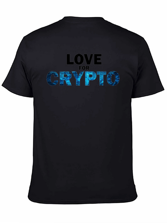 Love for Crypto T-Shirt - Black
