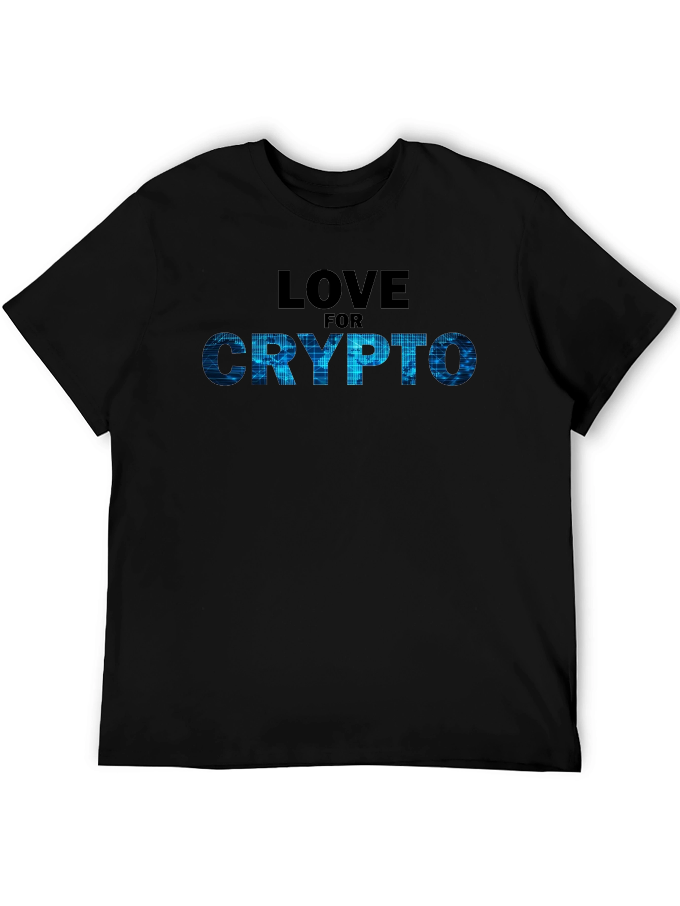 Love for Crypto T-Shirt - Black
