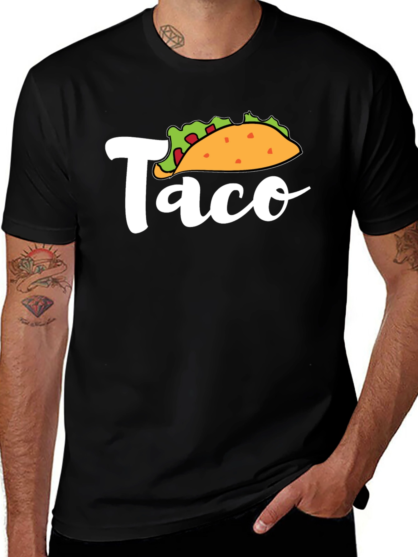Taco Graphic T-Shirt - Casual Mens Tee