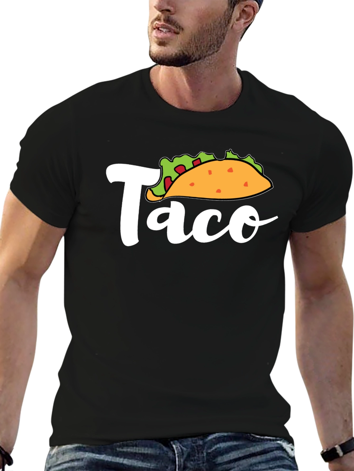 Taco Graphic T-Shirt - Casual Mens Tee
