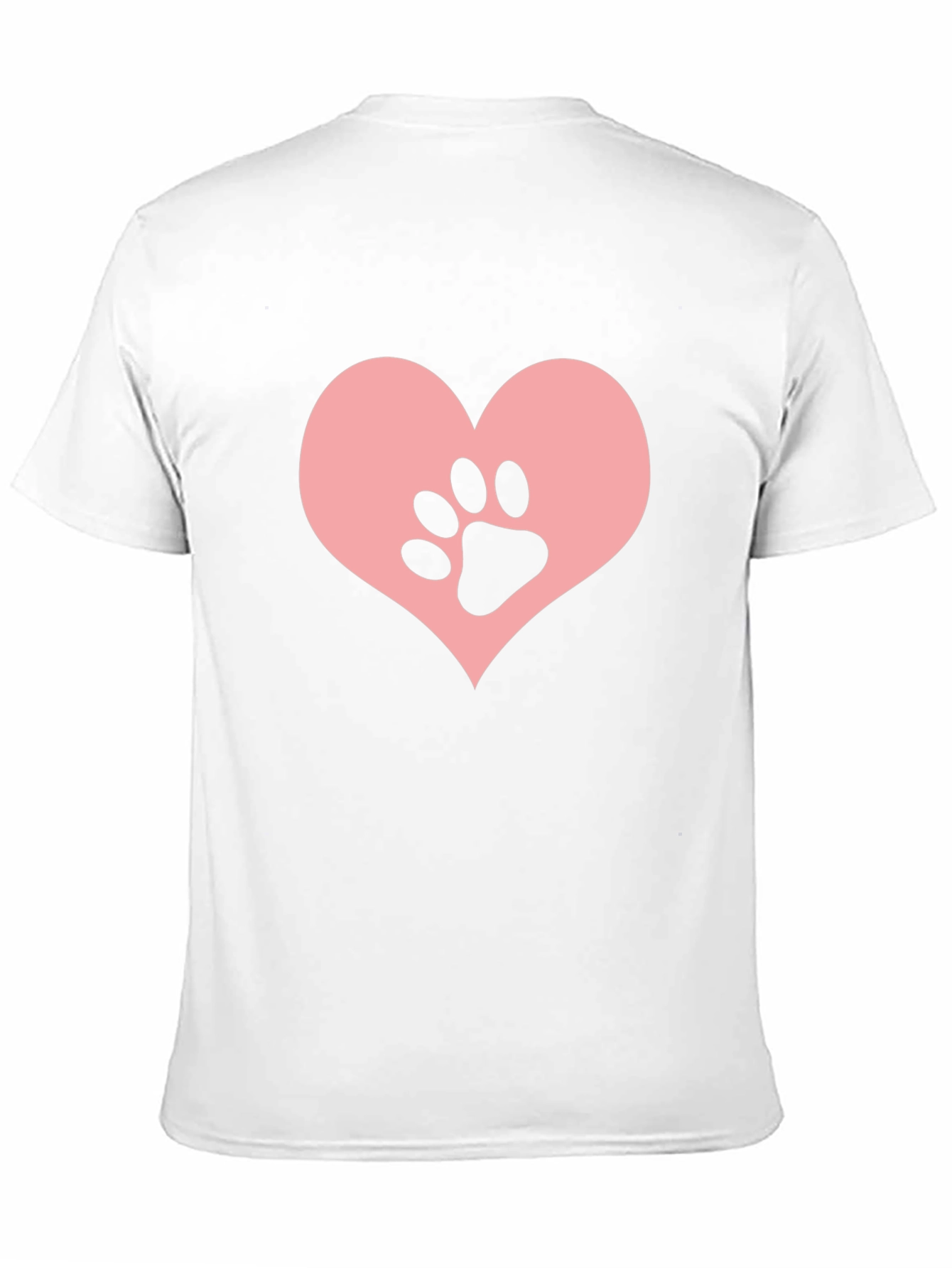 Paw Heart T-Shirt – Cute Pet Lover Graphic Tee