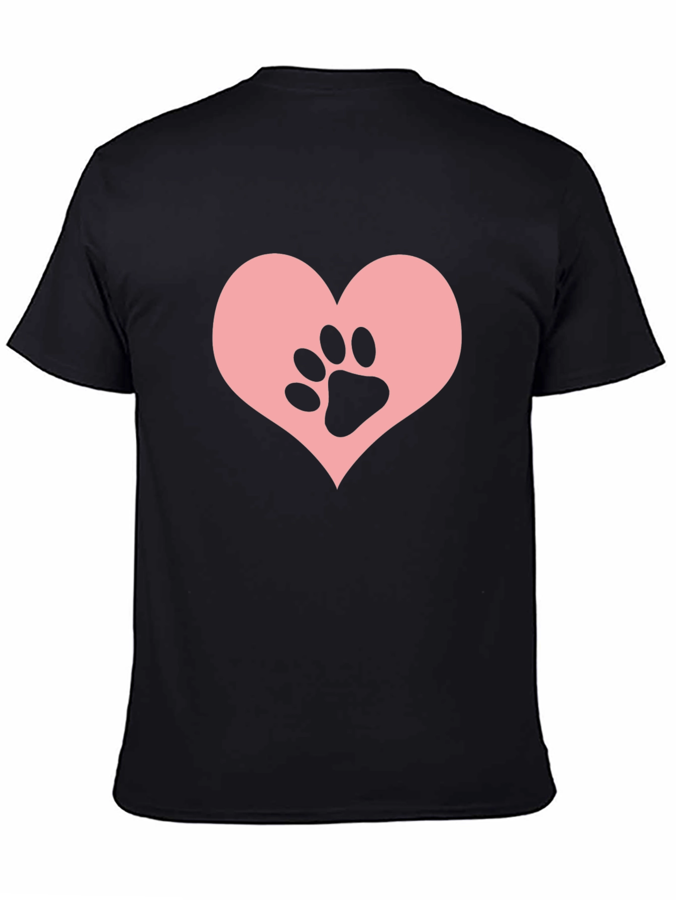 Paw Heart T-Shirt – Cute Pet Lover Graphic Tee