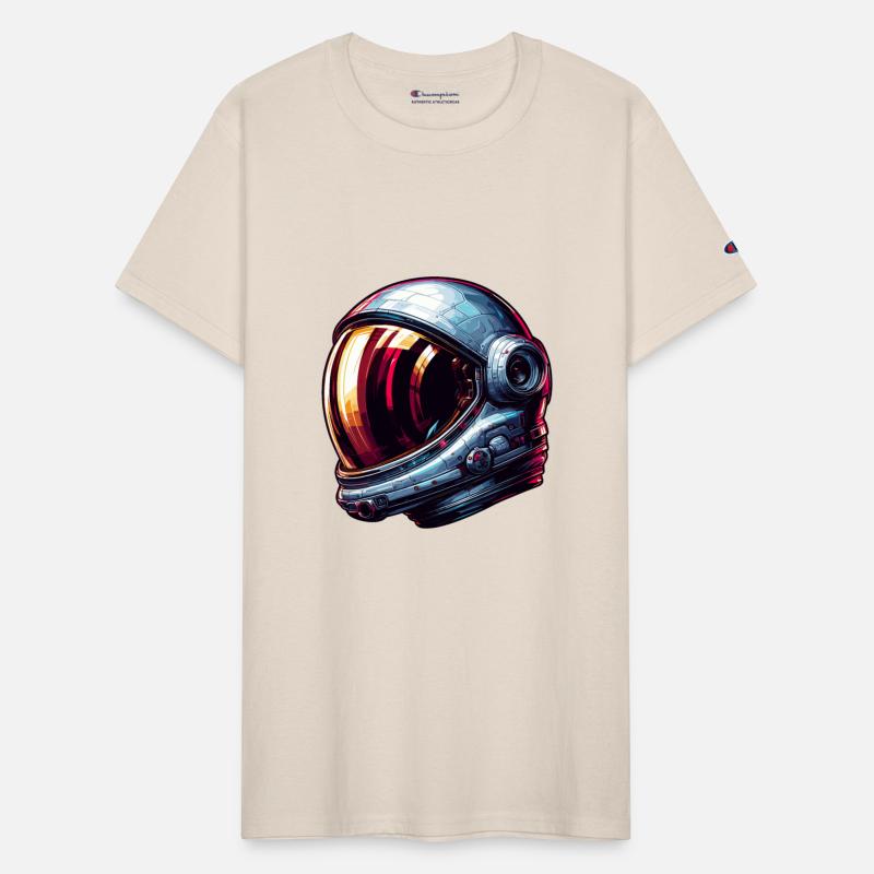 Galactic Explorer - Futuristic Astronaut Helmet