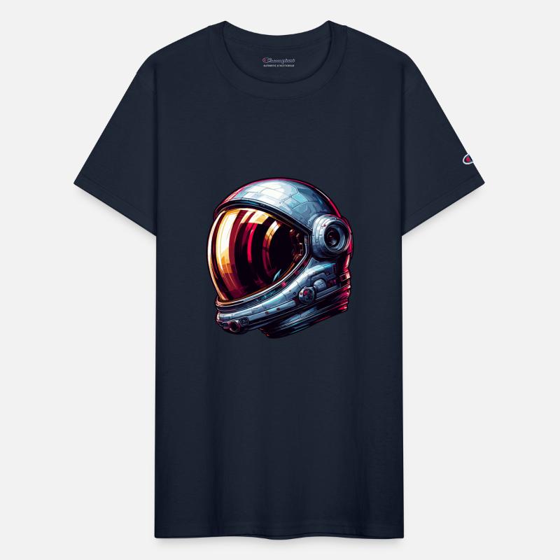 Galactic Explorer - Futuristic Astronaut Helmet
