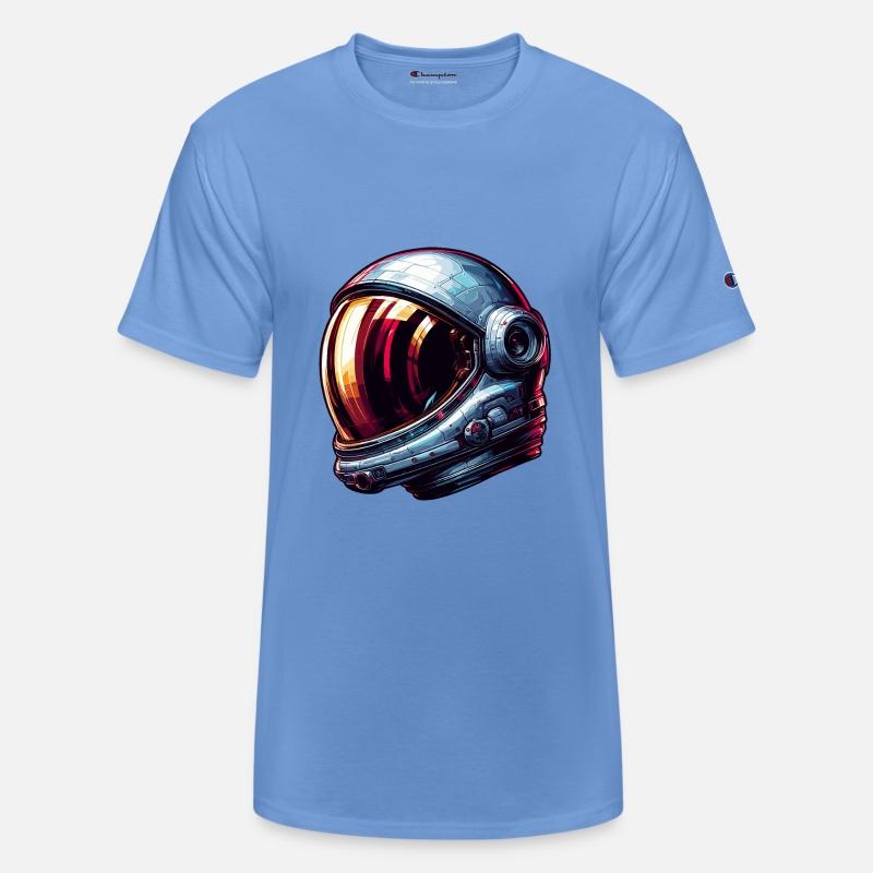 Galactic Explorer - Futuristic Astronaut Helmet