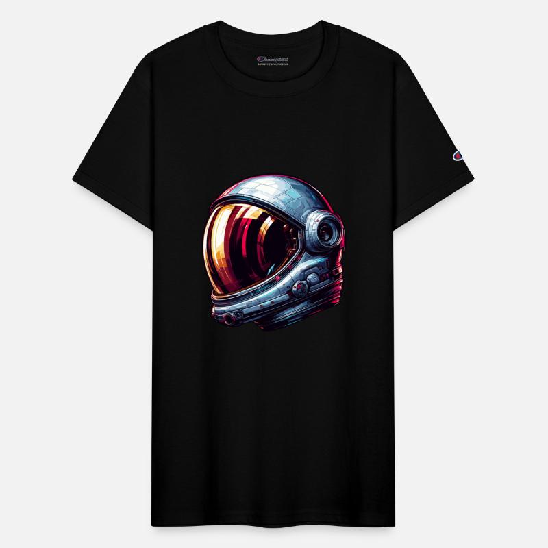 Galactic Explorer - Futuristic Astronaut Helmet