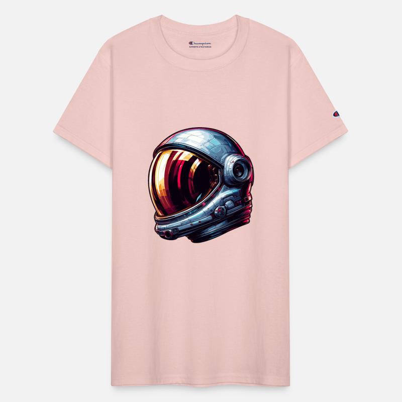 Galactic Explorer - Futuristic Astronaut Helmet