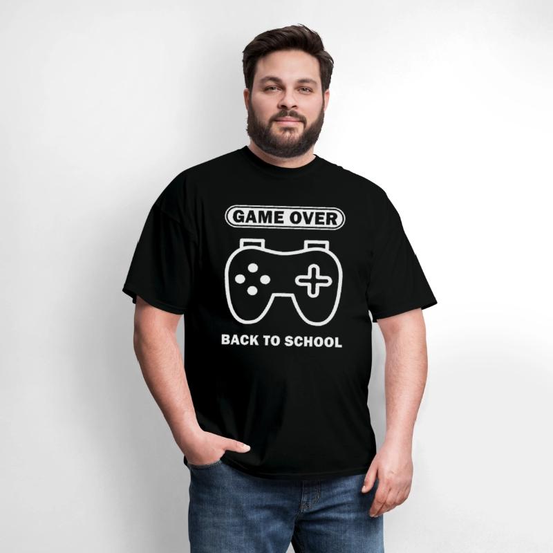 Game Over Back To School Funny Video Gamer Gaming