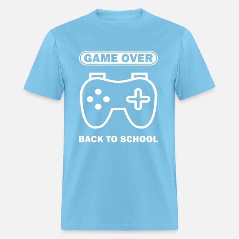 Game Over Back To School Funny Video Gamer Gaming
