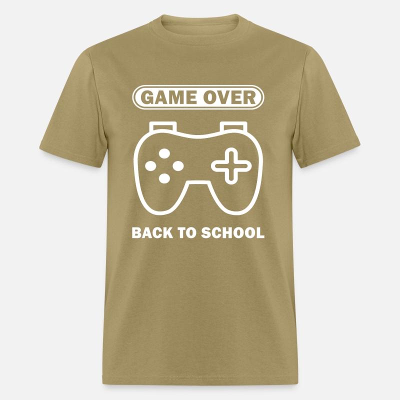 Game Over Back To School Funny Video Gamer Gaming