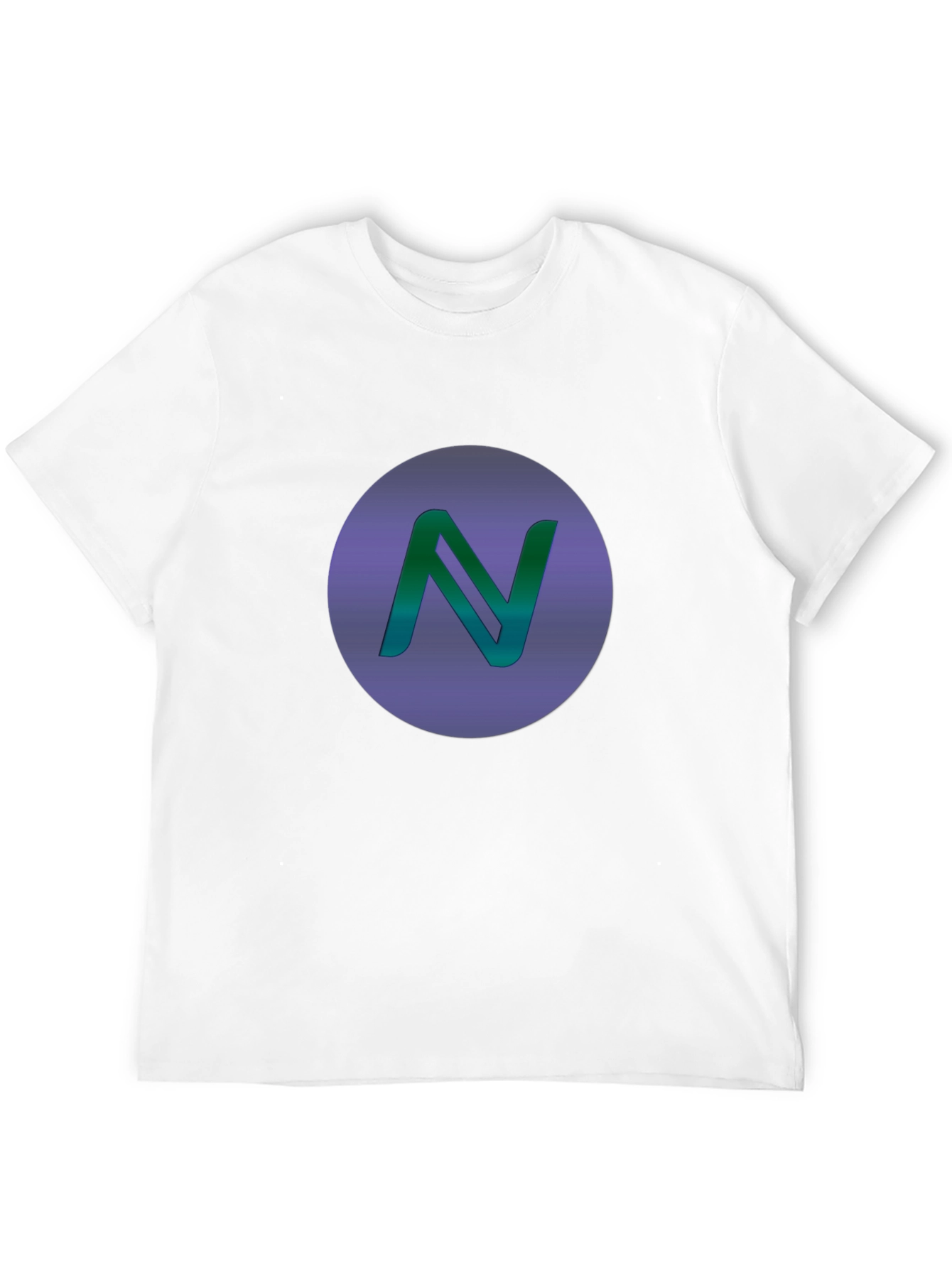 Gradient N Logo Black T-Shirt