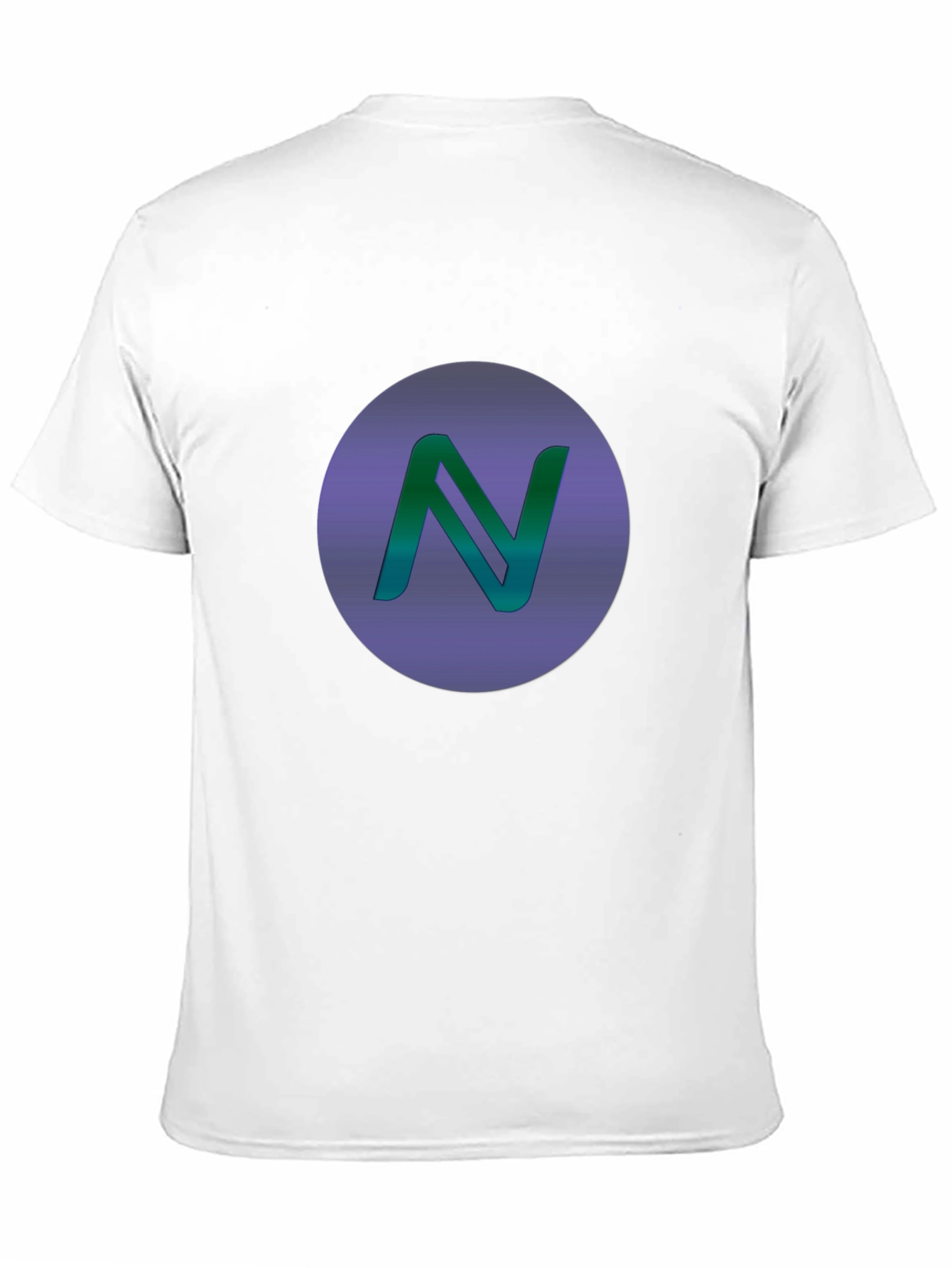 Gradient N Logo Black T-Shirt