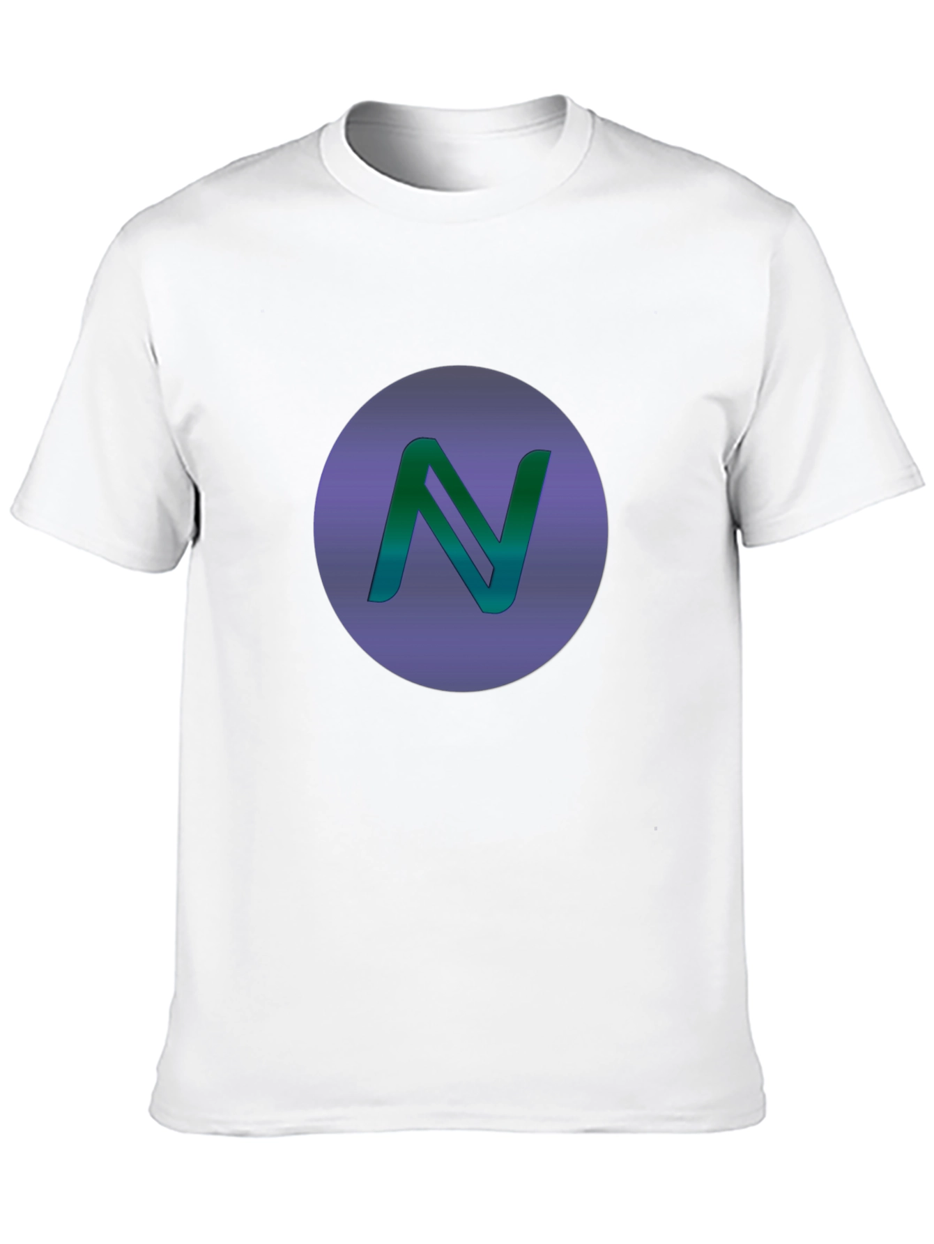 Gradient N Logo Black T-Shirt