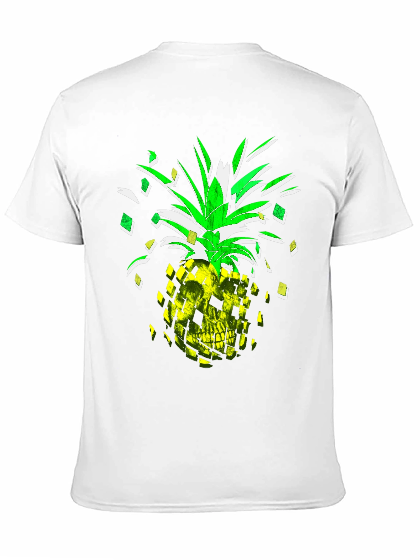 Skull Pineapple Graphic Tee - Mens Black T-Shirt