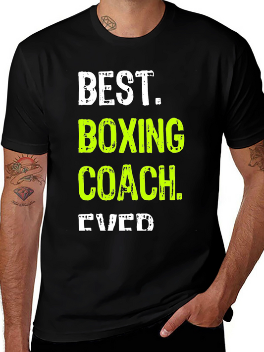 Best Boxing Coach Ever Black T-Shirt