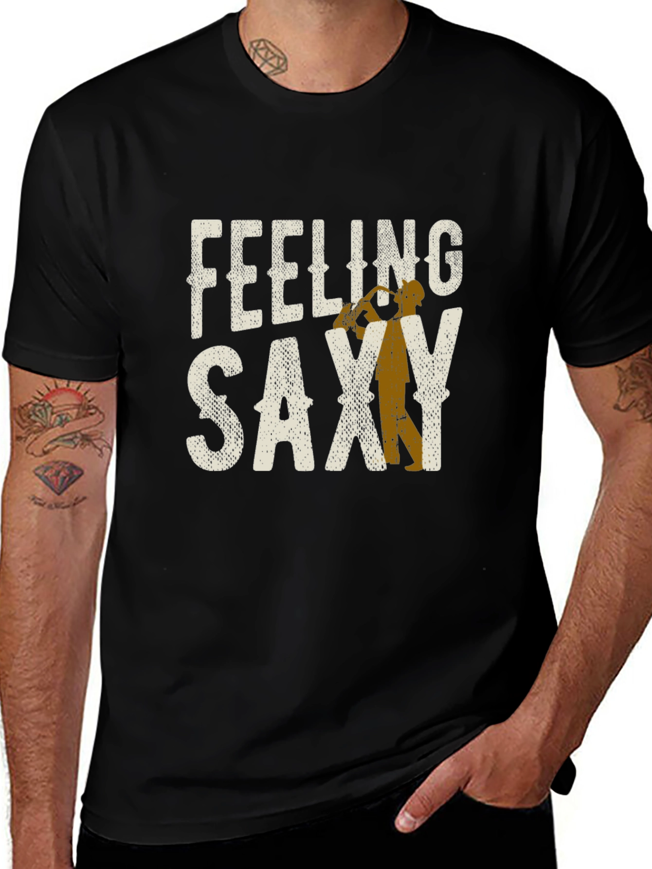 Feeling Saxy Graphic T-Shirt