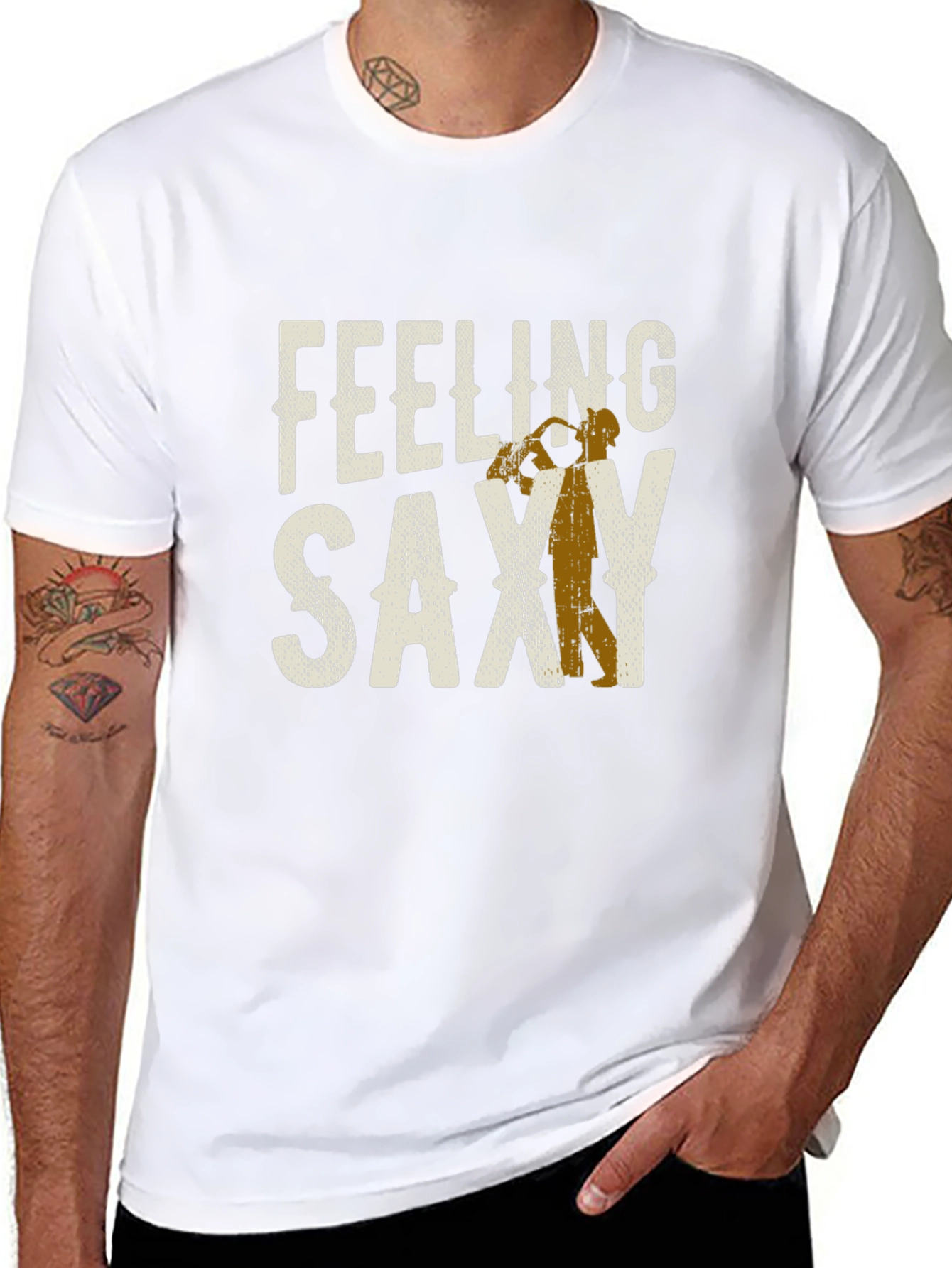 Feeling Saxy Graphic T-Shirt