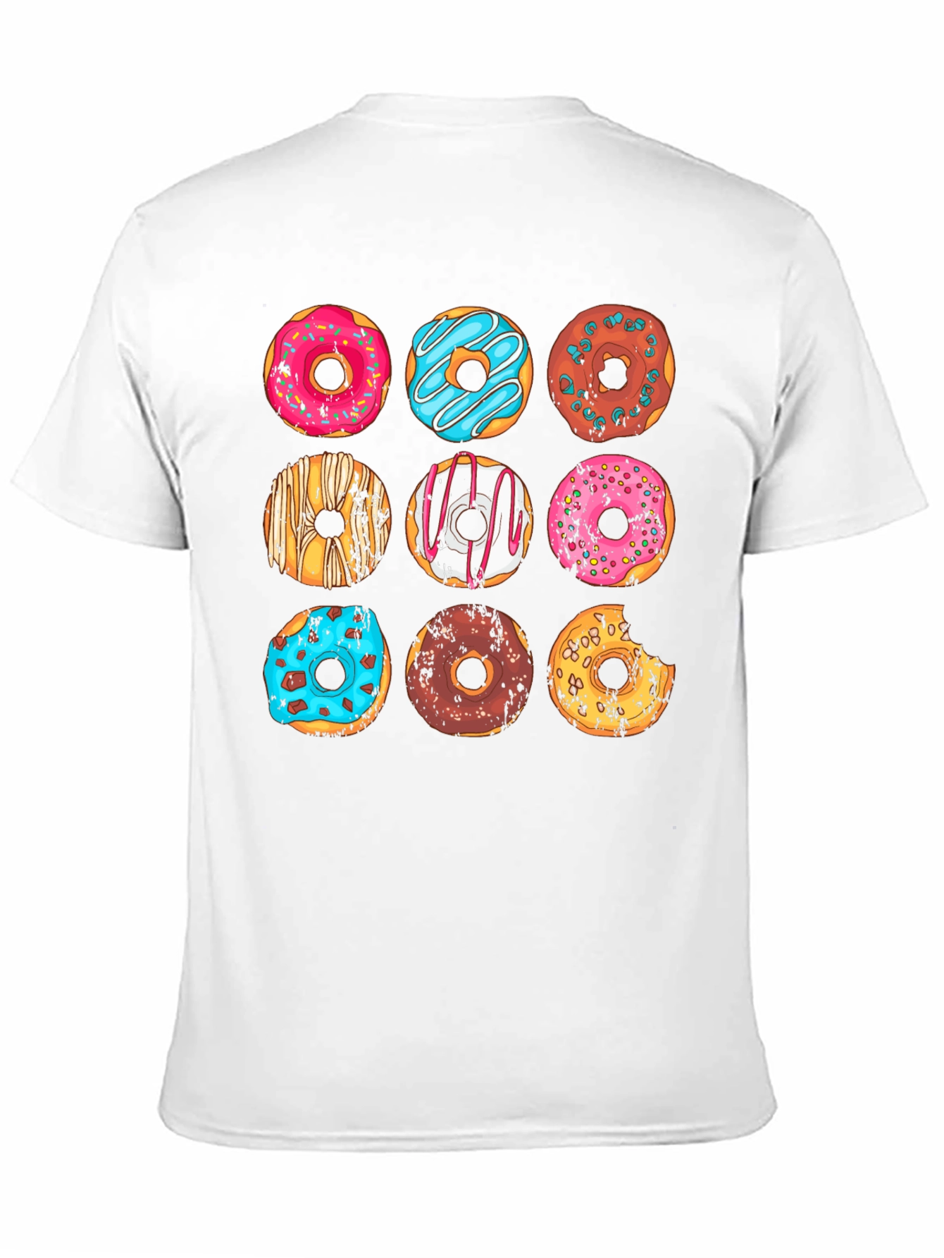 Donut Graphic T-Shirt - Sweet Style