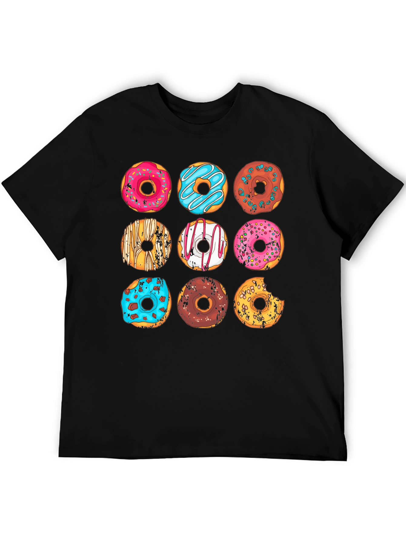 Donut Graphic T-Shirt - Sweet Style