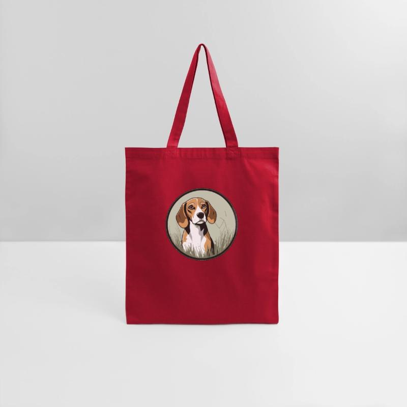 Gentle Beagle in a Serene Meadow