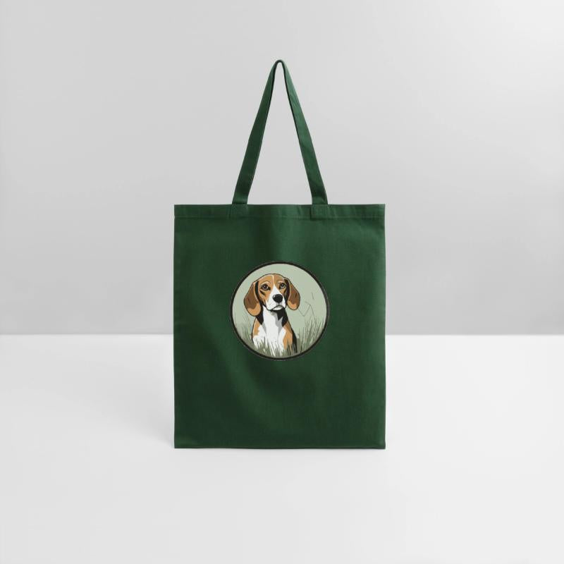 Gentle Beagle in a Serene Meadow