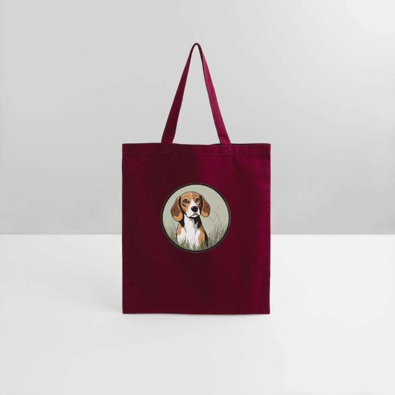 Gentle Beagle in a Serene Meadow