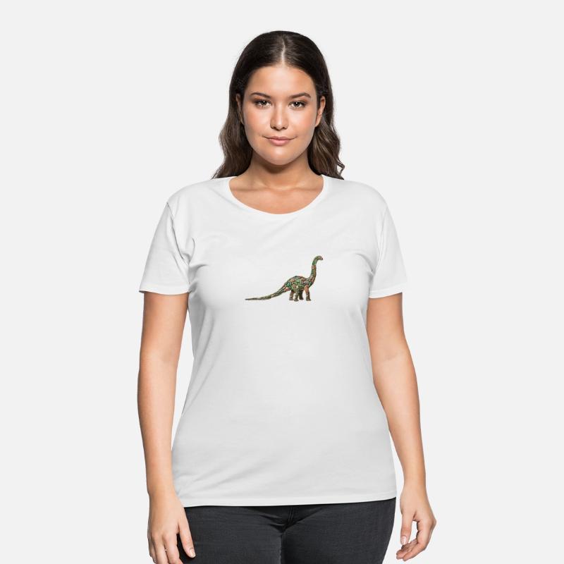 Gentle Giant: The Pebble-Crafted Brachiosaurus